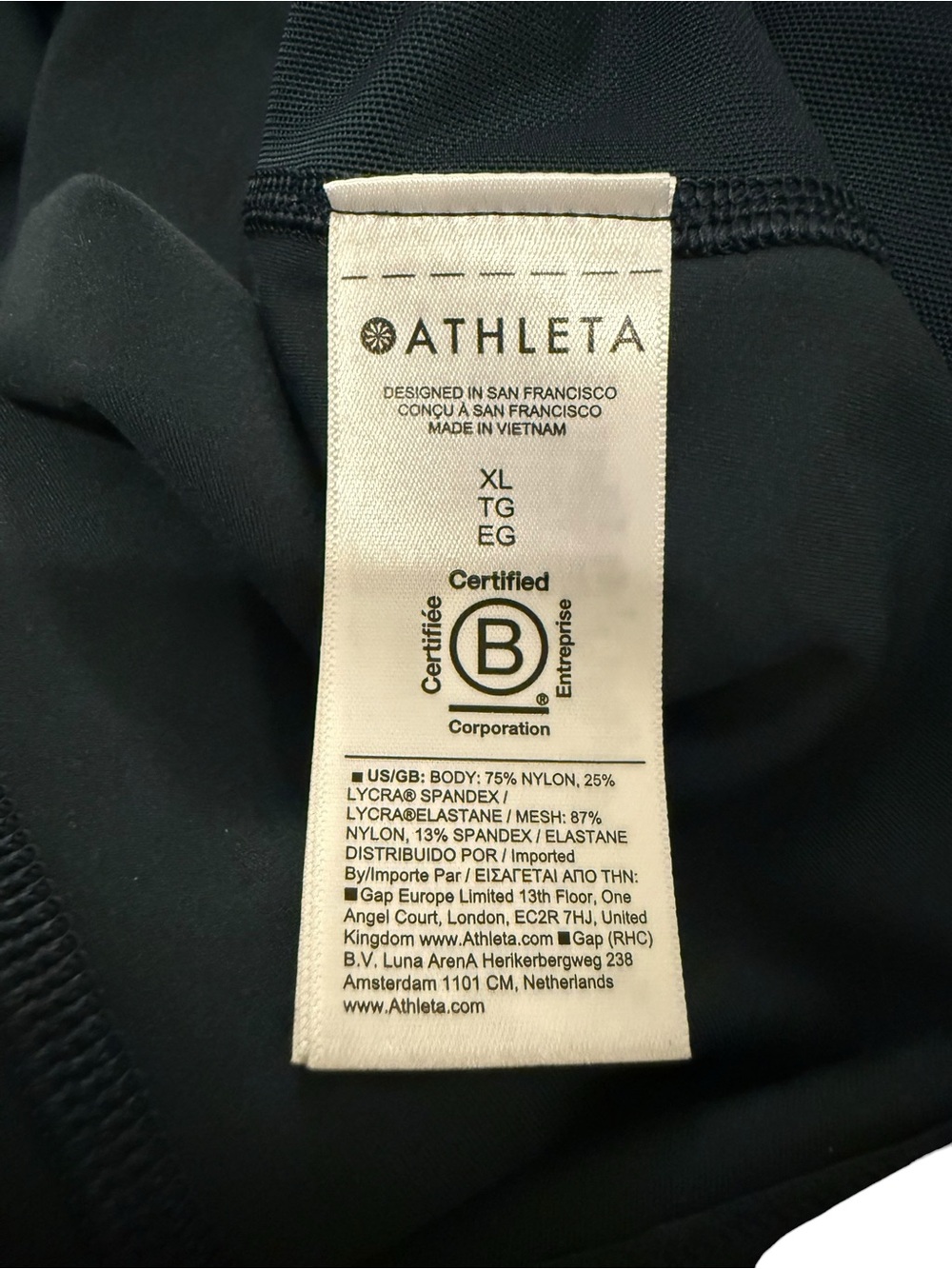 Athleta Salutation Jacket Teal Blue Full Zip Size XL - Picture 7 of 8
